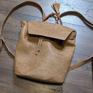 Urban Originals Brown Leather Backpack